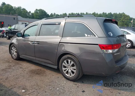 2016 Honda Odyssey Ex-L из США, поврежденный, VIN 5FNRL5H64GB128810
